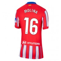 Camiseta Atletico Madrid Nahuel Molina #16 Primera Equipación para mujer 2024-25 manga corta